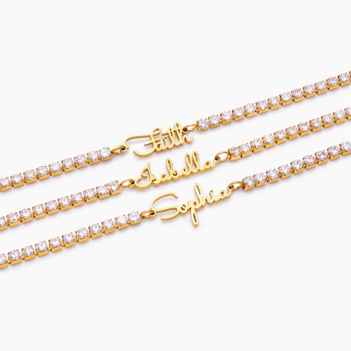 Signature Name Tennis Bracelet