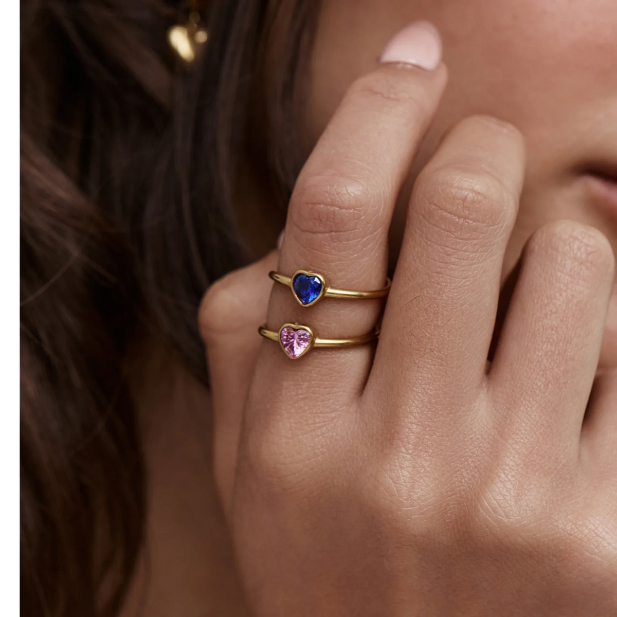 Solo Heart Birthstone Ring