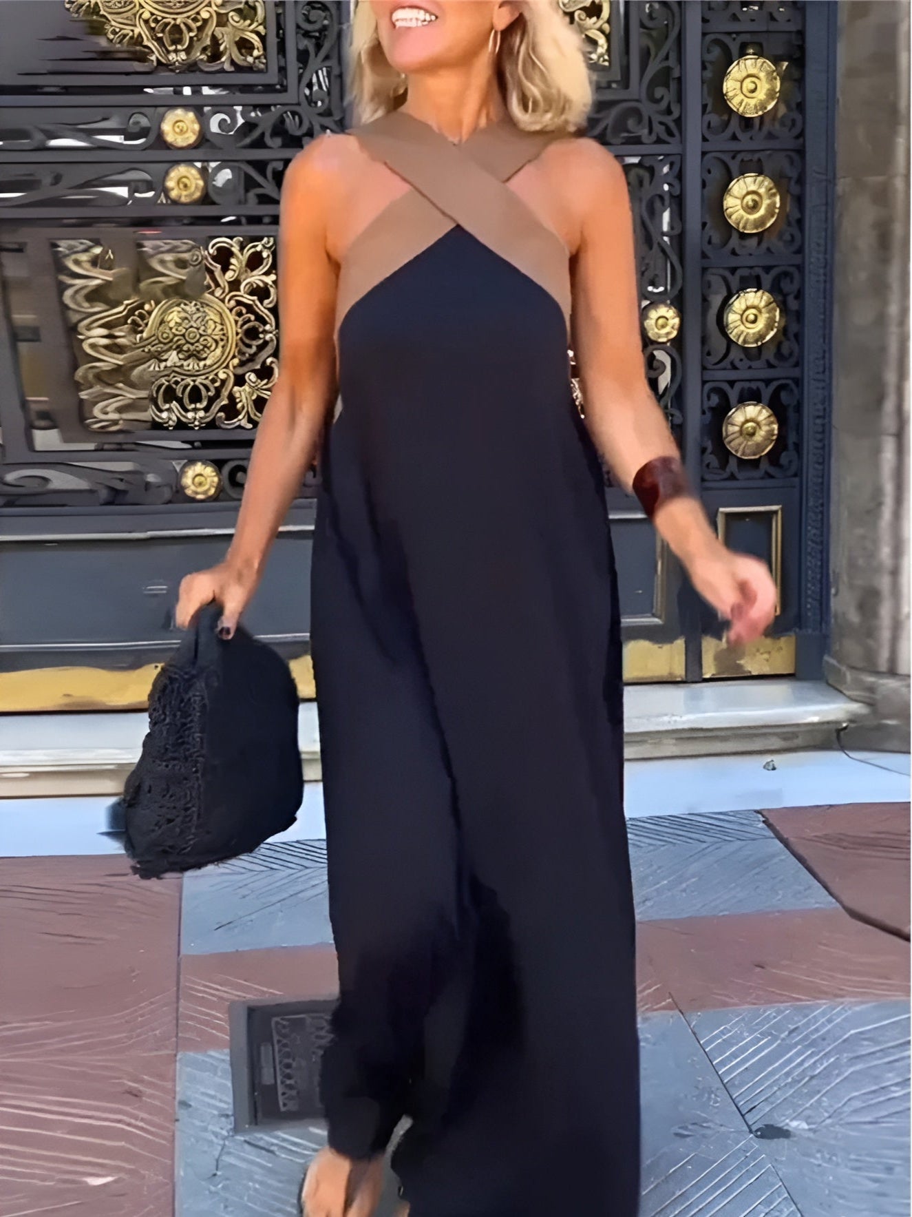 Stella Cross | Vestido maxi