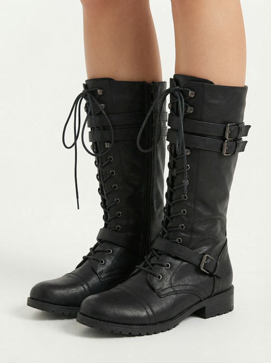 Women’s Lace-Up Combat Boots