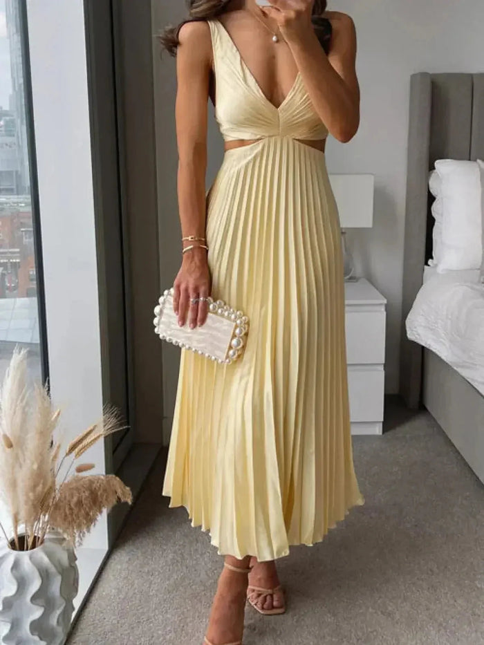 Valentina | Vestido midi con aberturas
