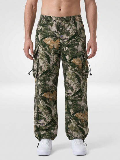 Men’s Oversized Drawstring Cargo Pants