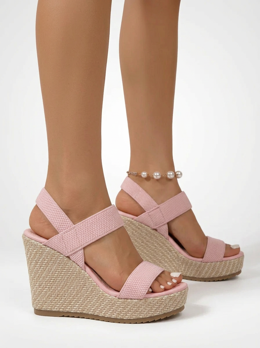 Espadrille Platform Ankle Strap Wedge Sandals