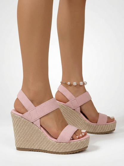 Espadrille Platform Ankle Strap Wedge Sandals