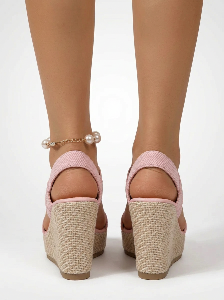 Espadrille Platform Ankle Strap Wedge Sandals