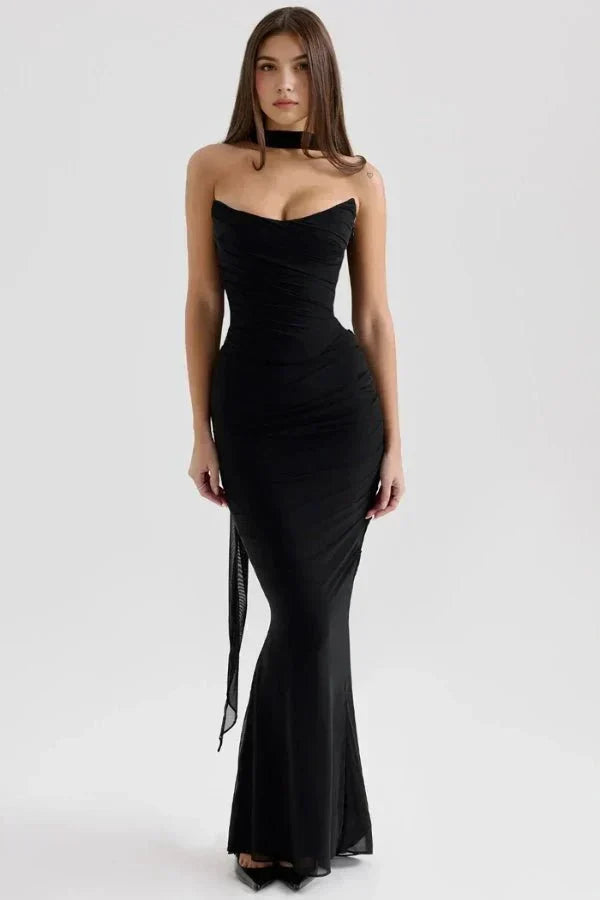 Ember | Vestido maxi palabra de honor
