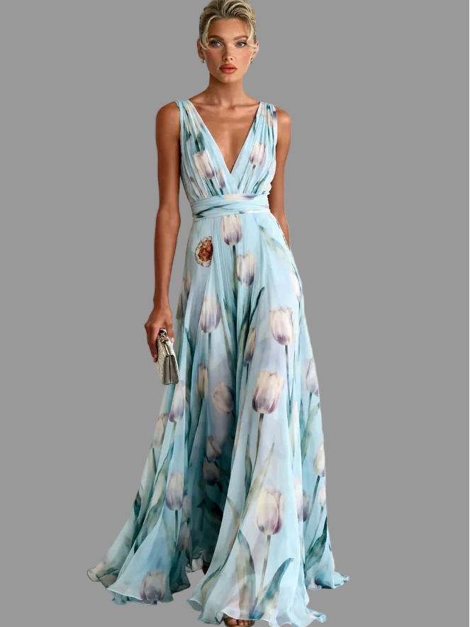 Cassia V | Vestido maxi