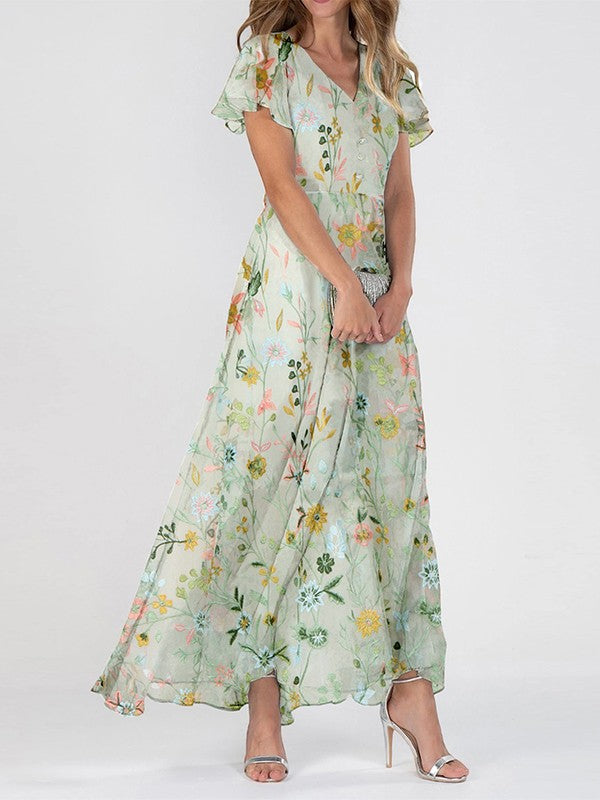 Fleur V | Vestido maxi