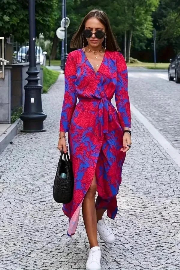 Genevieve | Vestido midi cruzado