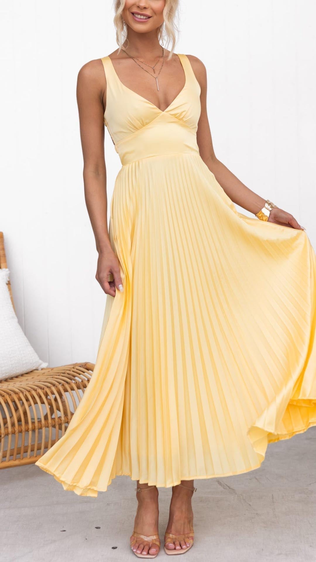 Bronwyn | Vestido midi de lentejuelas
