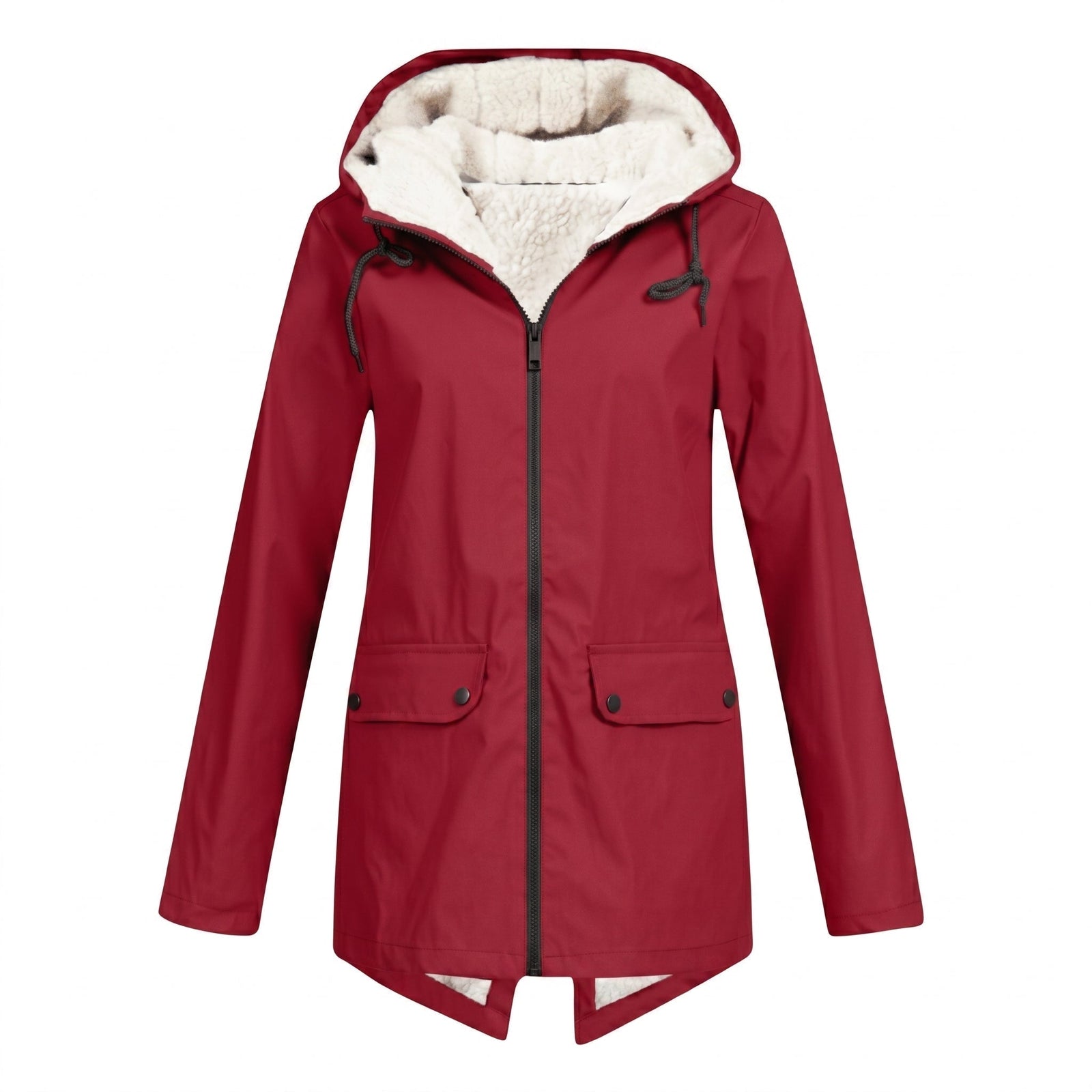 Chaqueta impermeable ajustable para mujer
